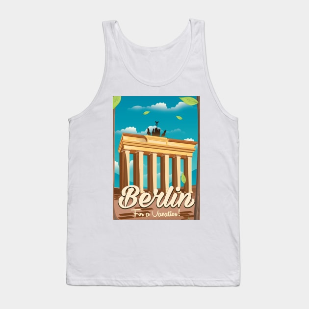 Berlin Brandenberg gate Tank Top by nickemporium1